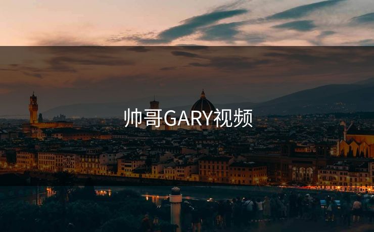 帅哥GARY视频